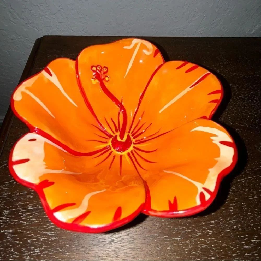 Tropix Flower Flamingo Garden Bowl